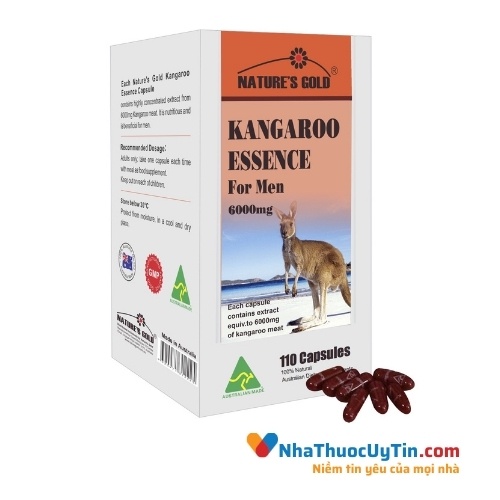 Viên uống tăng cường sinh lý nam - Kangaroo Essence For Men 6000mg (30 viên, 110 viên) - Úc