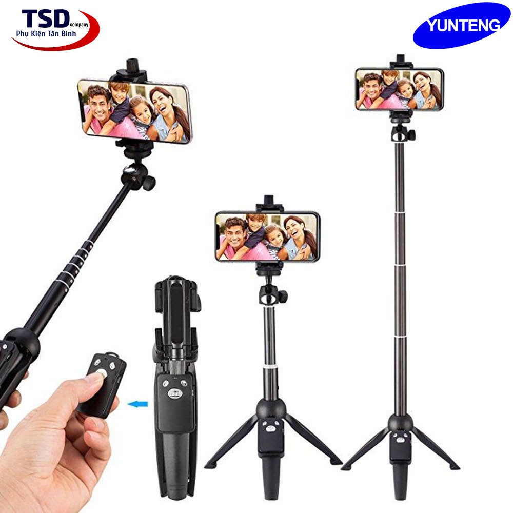 [Mã ELMAR10K giảm 10K đơn 20K] Gậy Tripod 3 Chân Yunteng YT-9928 Chính Hãng