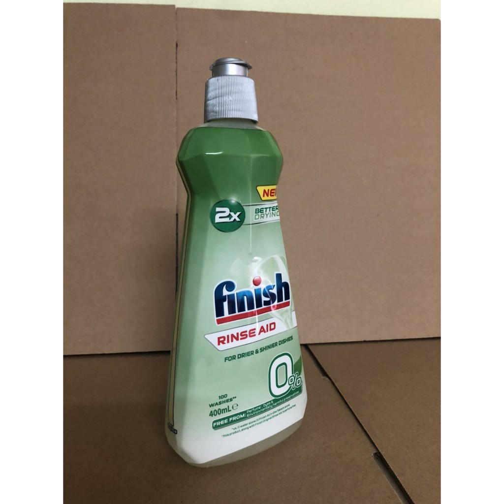 Nước làm bóng Finish Eco 0% 400ml (Nước làm bóng hữu cơ)