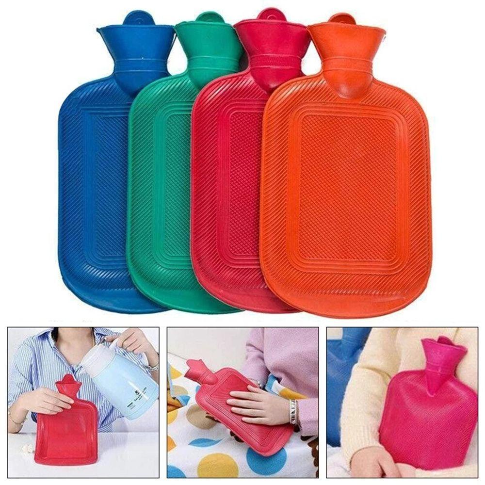 Túi Chườm Nóng Bằng Cao Su Dày Chống Trượt Họa Tiết Kẻ Sọc