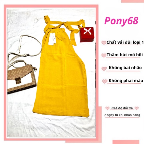 Quần ống rộng giả váy nữ cạp cao short ngố nữ LOẠI ĐẸP có chun sau chất đũi mềm mát PONY68