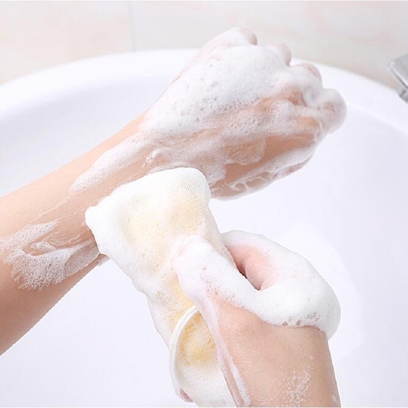Túi lưới xà phòng tạo bọt sữa rửa mặt