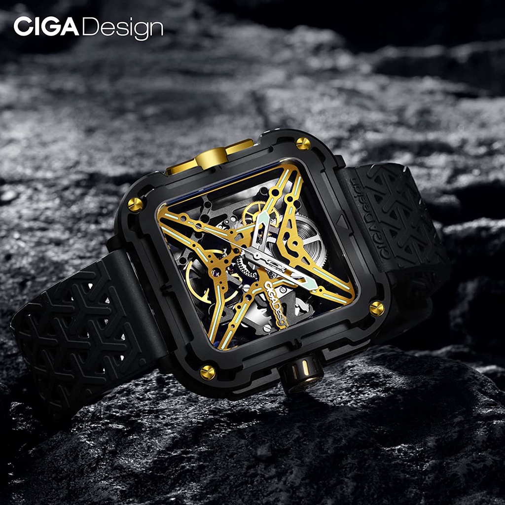 Đồng hồ Cơ Nam Xiaomi CIGA Design X Series Titanium - Black Gold -