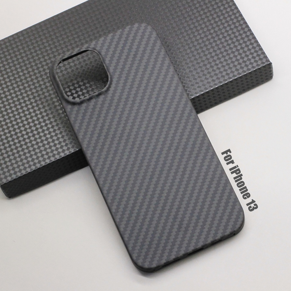 Ốp Điện Thoại Sợi Carbon Siêu Mỏng Cho iPhone 13 Pro Max i13 Mini