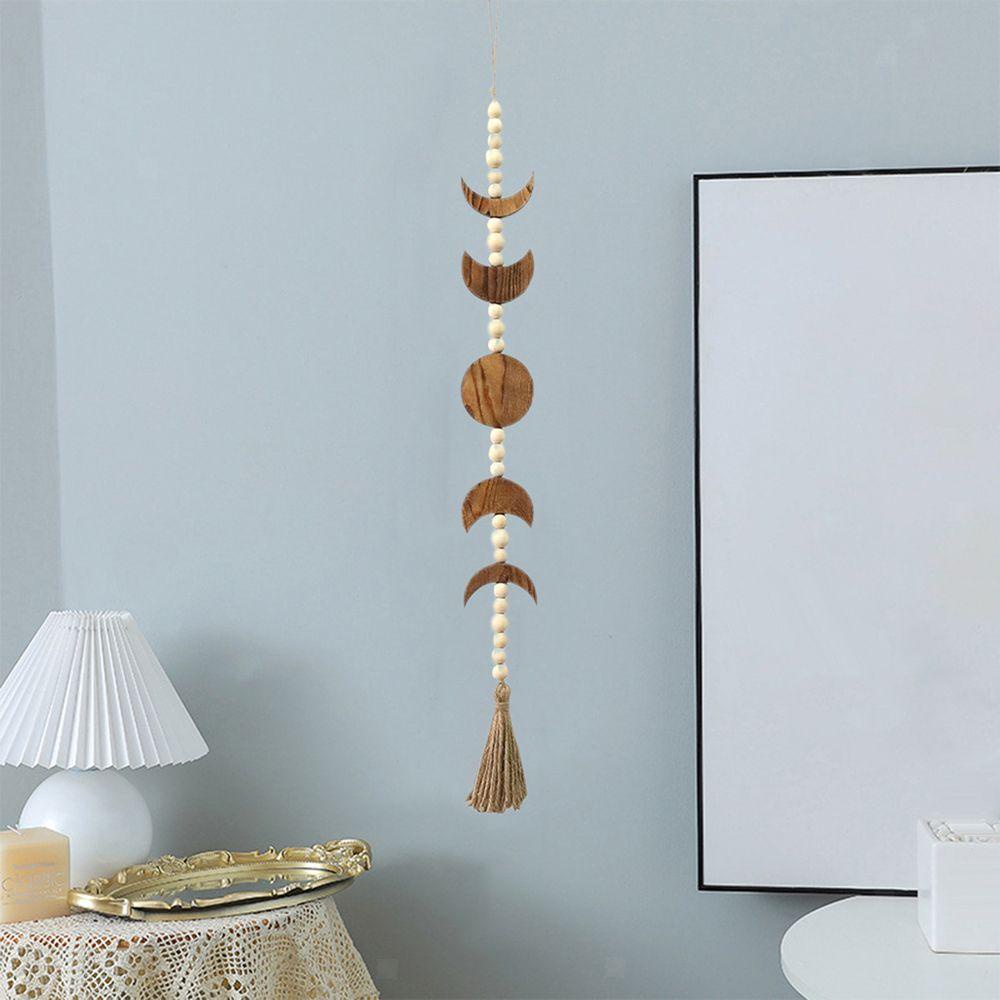 Chuỗi Hạt Gỗ Treo Tường Trang Trí Phong Cách Boho KENT1