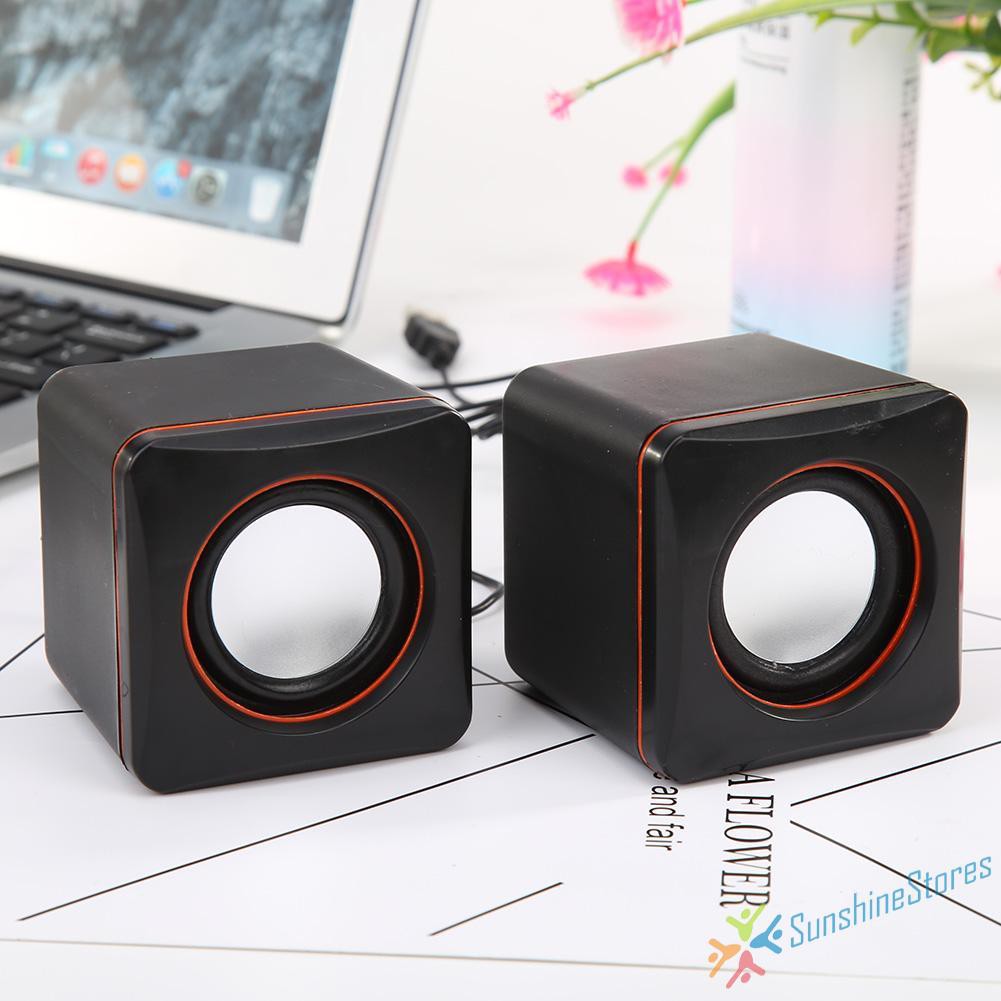 Loa Subwoofer Mini Cổng Usb 3.5mm Cho Máy Tính Bảng Laptop Notebook