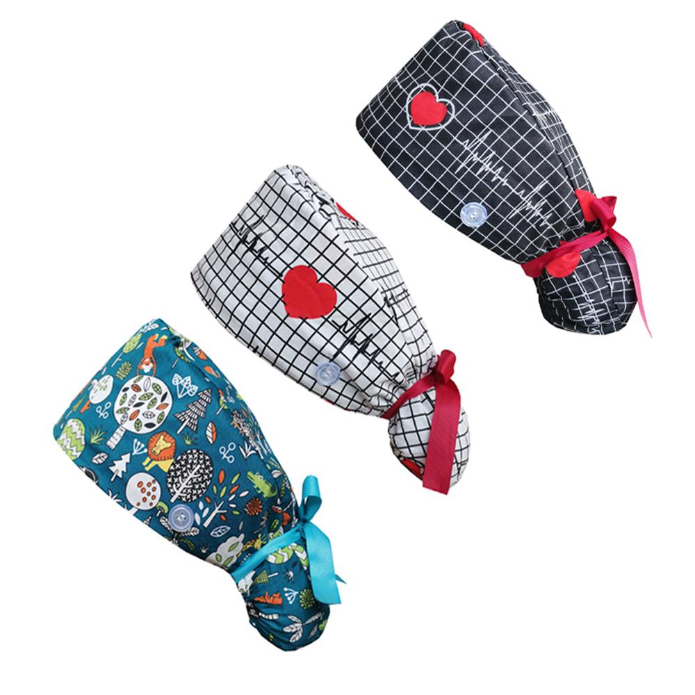 Mũ Cotton Cột Tóc Đuôi Ngựa Một Kích Thước Có Thể Điều Chỉnh Kích Thước