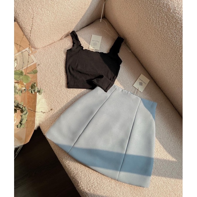 Chân Váy Cạp Cao Tôn Dáng nữ m916