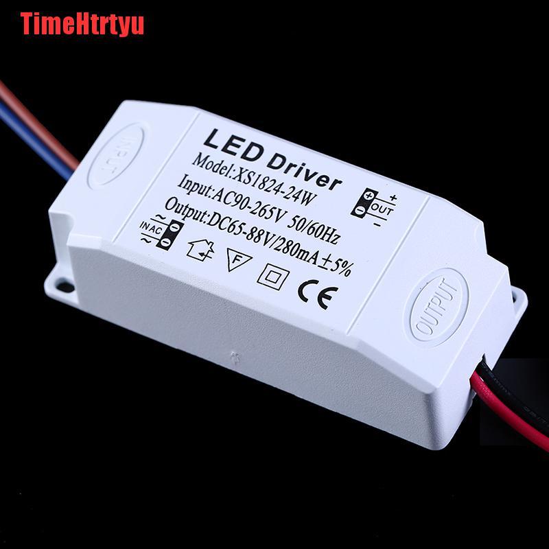 TimeHtrtyu 3W 7W 12W 18W 24W power supply driver adapter transformer switch for LED lights