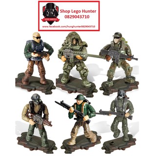 Bộ lắp ráp Mega Bloks Đội 6 lính biệt kích rừng nhiệt đới