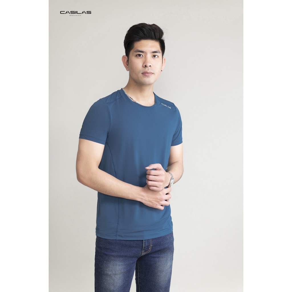Áo thun nam cổ tròn CASILAS,Áo thun nam tay ngắn cổ tròn vải coolmax cao cấp, chuẩn form, xuất xịn T2008 | BigBuy360 - bigbuy360.vn