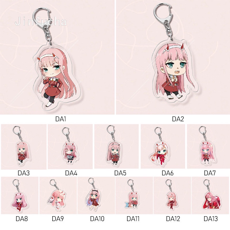 Móc Khóa In Hình Anime DARLING In The FRANXX Thời Trang
