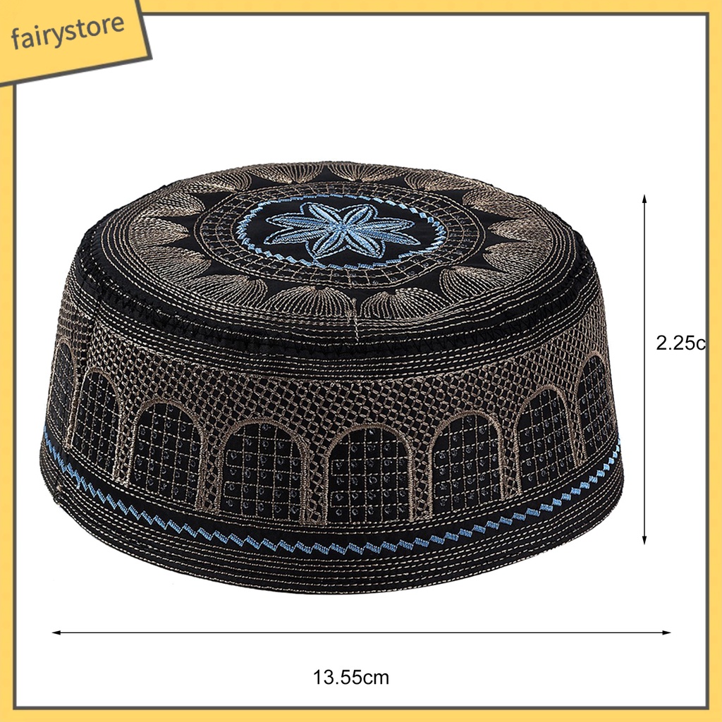 Mũ trùm đầu phong cách Hồi giáo thời trang dành cho nam