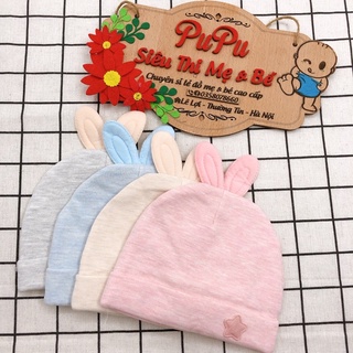 Mũ Cotton Giữ Ấm Cho Bé Sơ Sinh