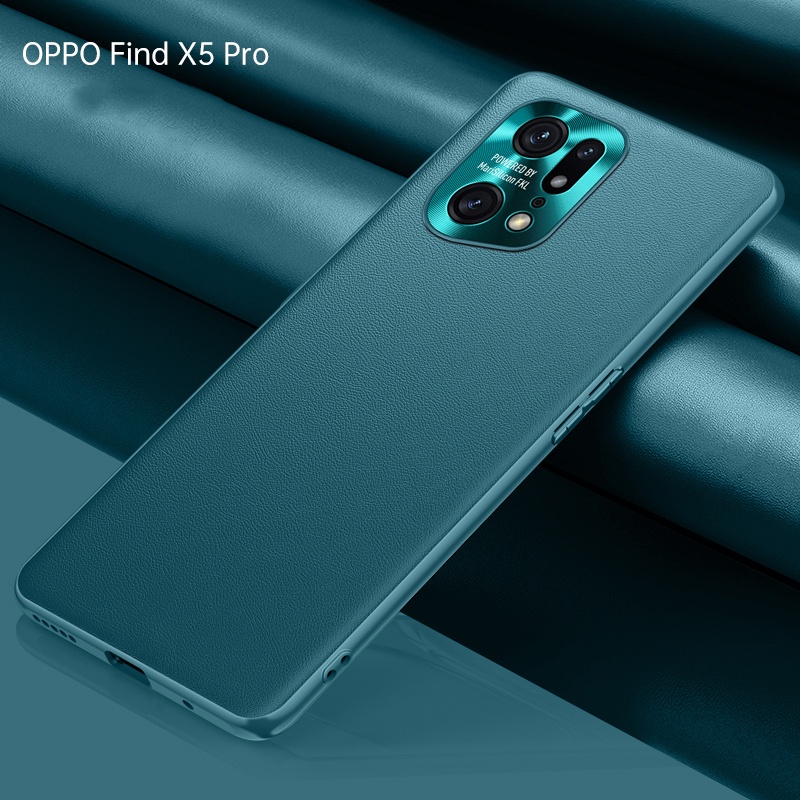 Ốp Điện Thoại Da Có Khung Bảo Vệ Camera Cho Oppo Find X5 Pro Find X3 X2 Pro Neo Lite