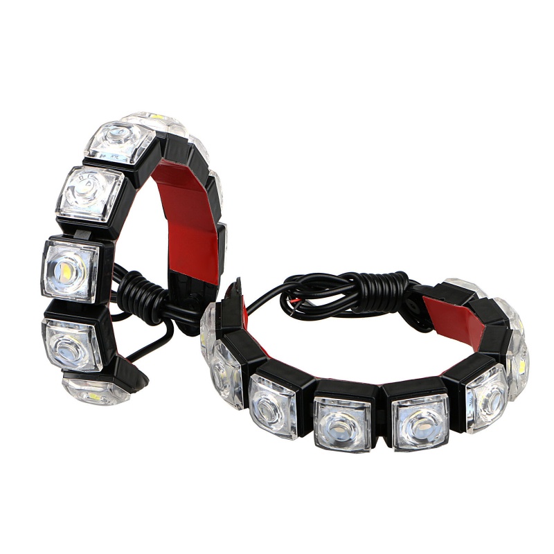 Dải Đèn LED DRL 12V Linh Hoạt Chống Thấm Nước Trang Trí Đèn Pha / Đèn Xi Nhan Cho Xe Hơi