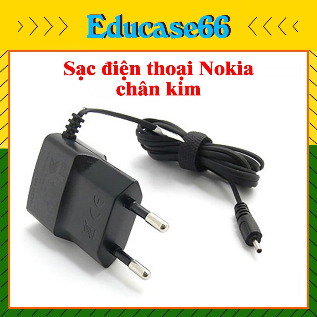 Sạc chân kim đầu nhỏ cho Nokia 1280, 1200, 6300, 1202 EDUCASE66