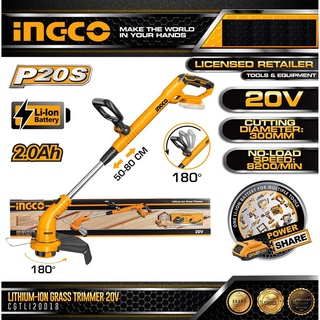 Máy cắt cỏ dùng pin Ingco CGTLI20018