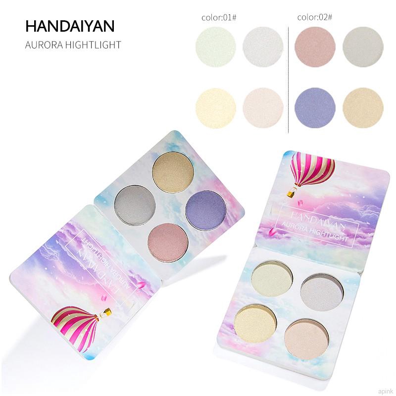 [Hàng mới về] Bảng phấn mắt trang điểm bắt sáng lấp lánh 4 màu HANDAIYAN | BigBuy360 - bigbuy360.vn