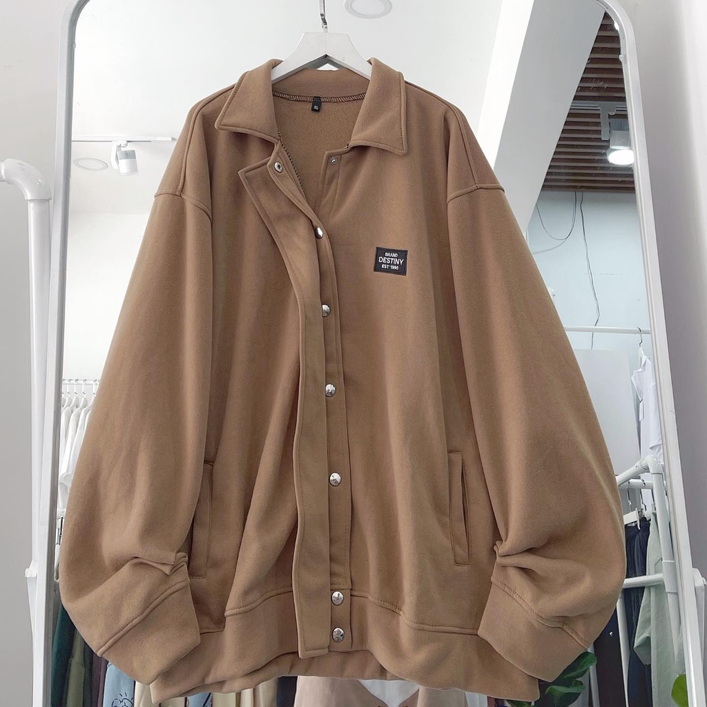 Áo khoác tay dài chữ destiny | BigBuy360 - bigbuy360.vn