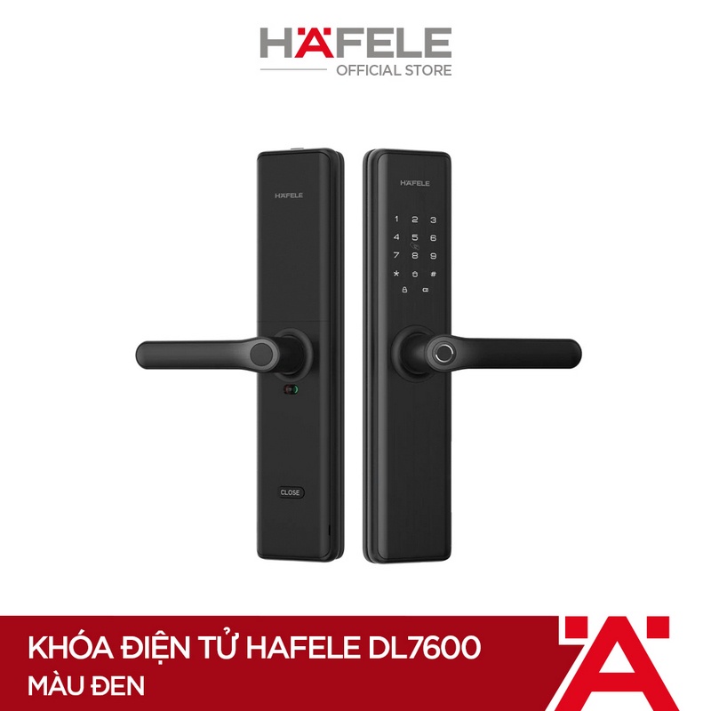 Khóa điện tử Hafele DL7600 - 91220237 màu đen