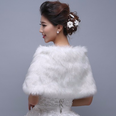 ÁO CHOÀNG CÔ DÂU - Khăn Choàng Lông Cô Dâu 120 Số 4