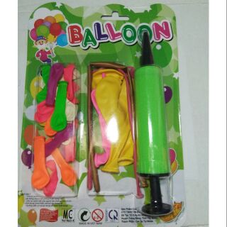 Đồ chơi bơm bóng kèm bôm nhỏ - Đồ Chơi Giá Tốt