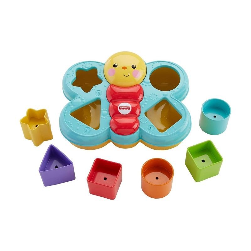 Đồ Chơi FISHER PRICE 19 Nhận Dạng Hình Khối Chú Bướm Ngộ Nghĩnh CDC22