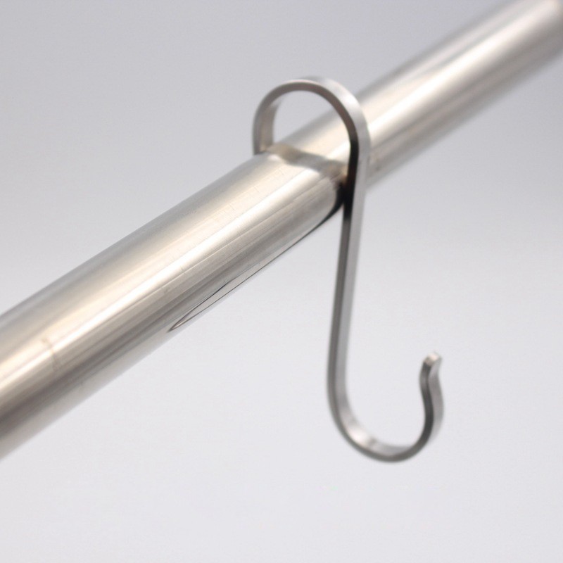 Set 10 móc treo inox chữ S