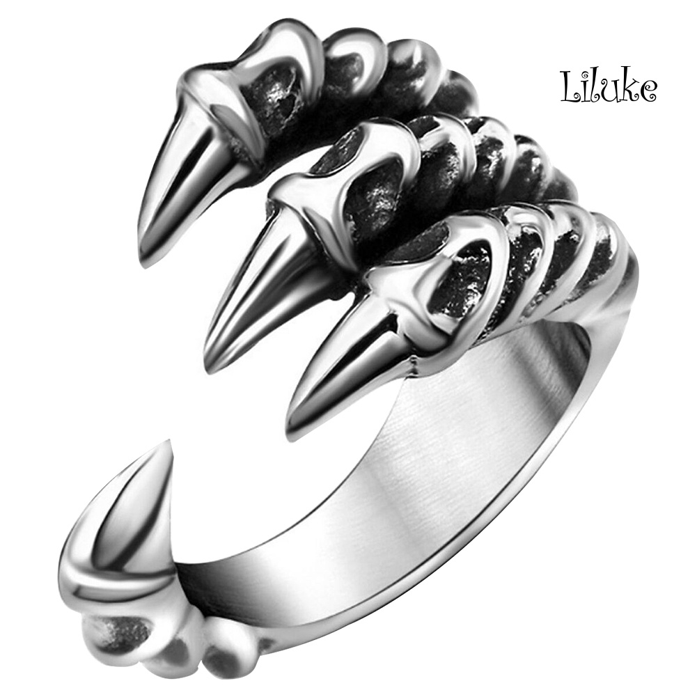 Nhẫn Hợp Kim Mạ Vàng Trang Trí Hình Móng Vuốt Đại Bàng Cổ Điển Cho Nữ