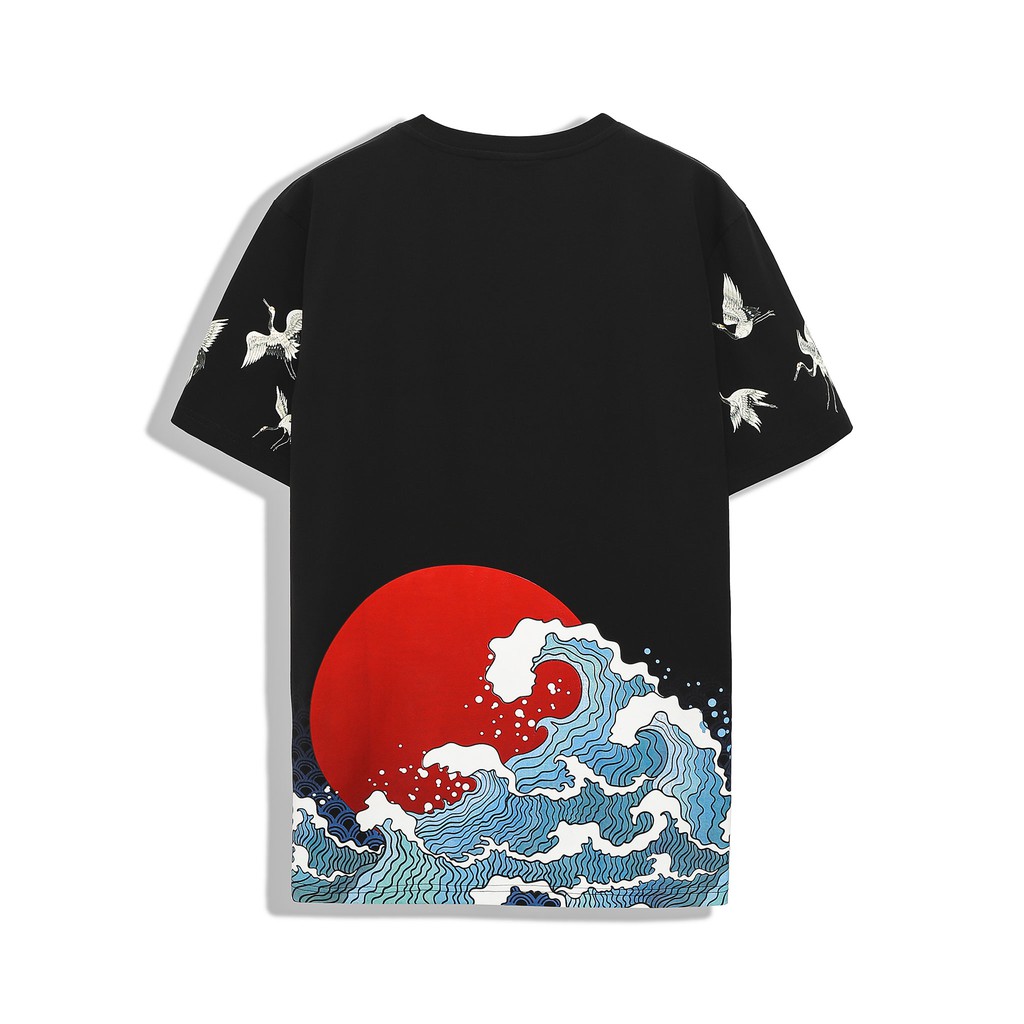 Áo Thun Nam CổTròn INF In Biển Cò,Vải Cotton Co Giãn Form Regular AT010571 ,SOMEHOW