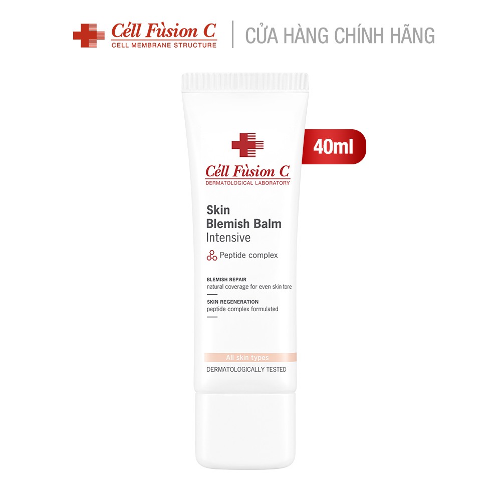 Set Kem Trang Điểm Dưỡng Cell Fusion C Skin Blemish Balm Intensive 40ml + Laser Sunscreen 10ml | BigBuy360 - bigbuy360.vn