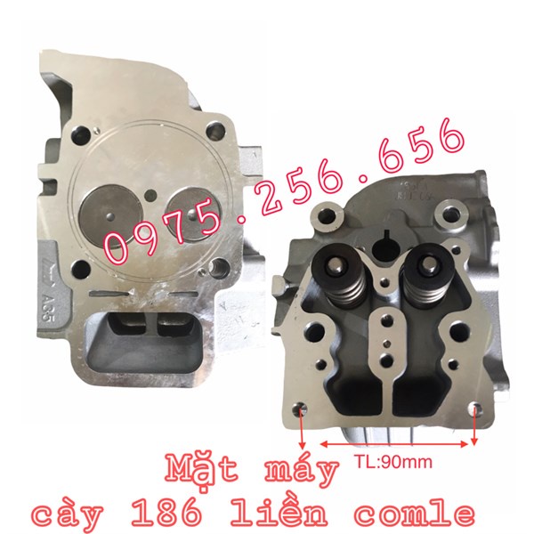 Mặt máy cày 186 Liền comle Hộp xanh phụ tùng máy nông nghiệp phụ tùng Hùng Lỳ
