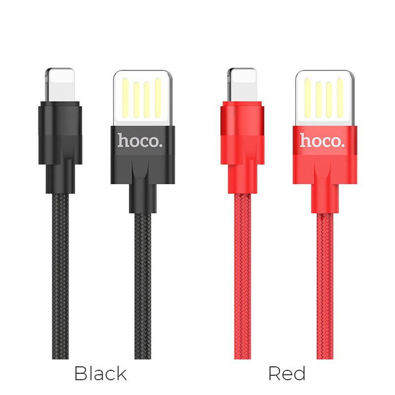 Cáp sạc nhanh Lightning Hoco U55 dài 1.2m nguồn ra 2.4A Max cho iPhone/iPad/iPod