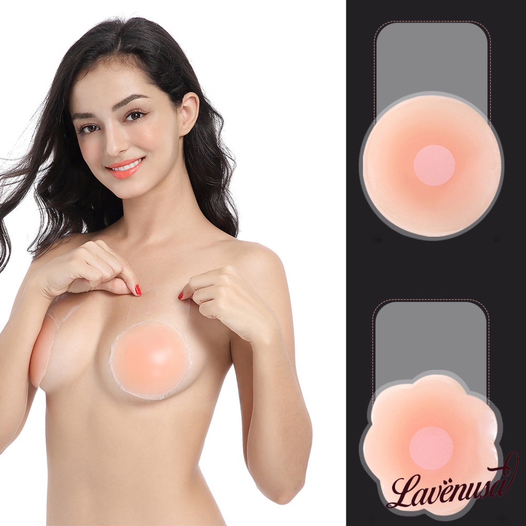 Miếng dán nâng ngực chống chảy xệ tái sử dụng nhiều lần hình hoa LAVENUSA AL54