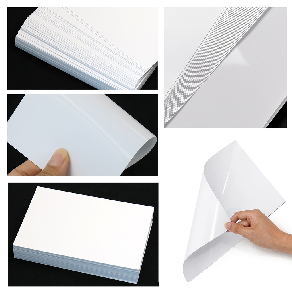 GIẤY IN ẢNH Double Sided Glossy Photo Paper A4 Size 120gsm 20 Sheets Inkjet Paper