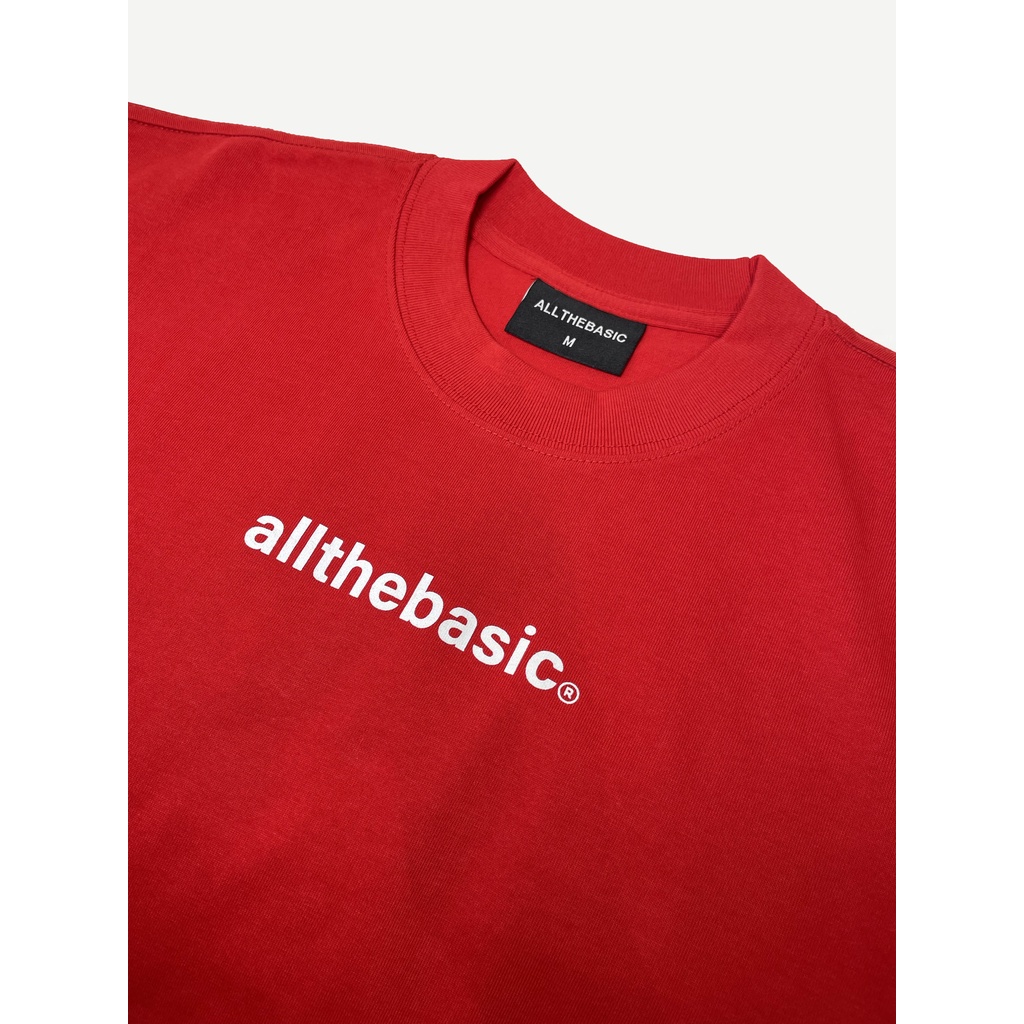 Áo Thun All The Basic Design - Classic logo - Đỏ
