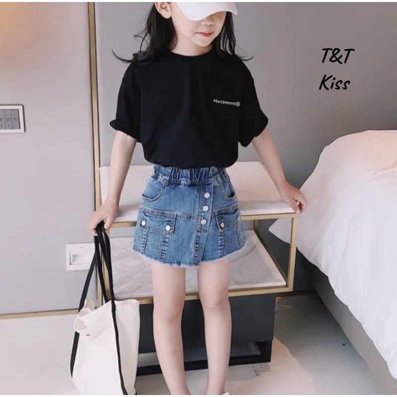 Quần giả váy bò cho bé