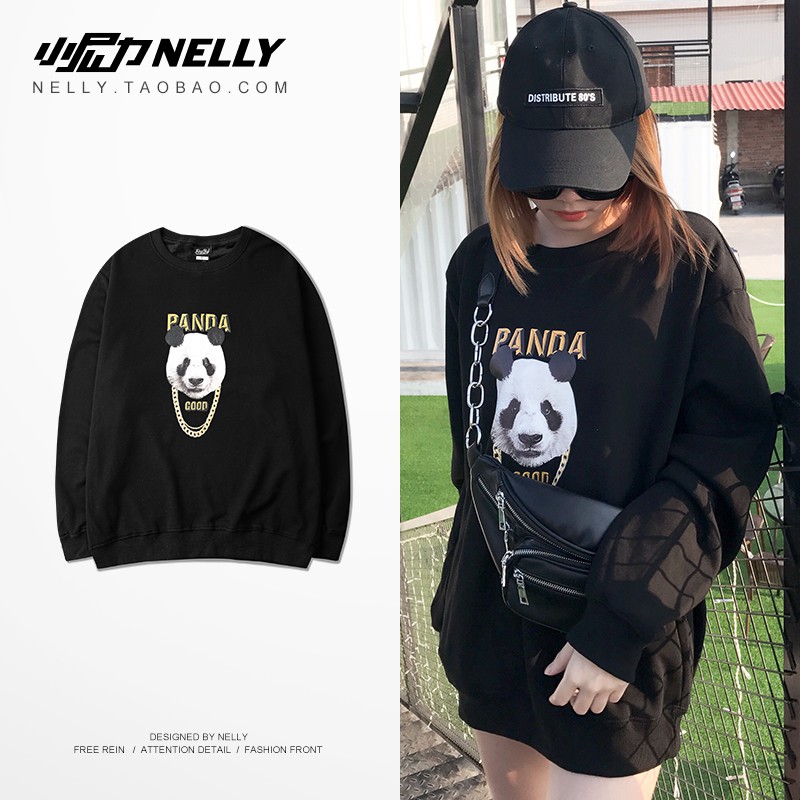 A92 Áo nỉ Sweater Nelly Panda Hãng Heybig- thương hiệu nội địa Trung