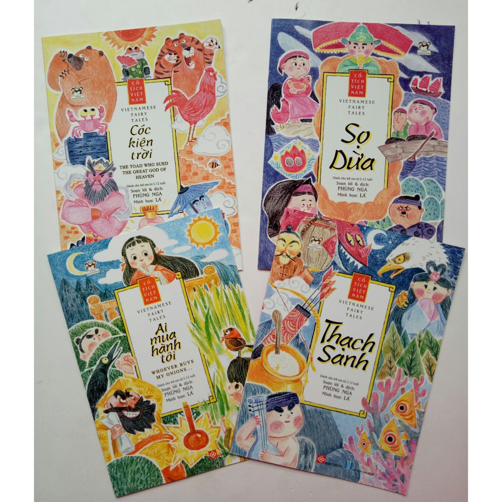 Sách - Truyện Cổ tích Việt Nam Song Ngữ - Vietnamese Fairy Tales 4 cuốn | BigBuy360 - bigbuy360.vn