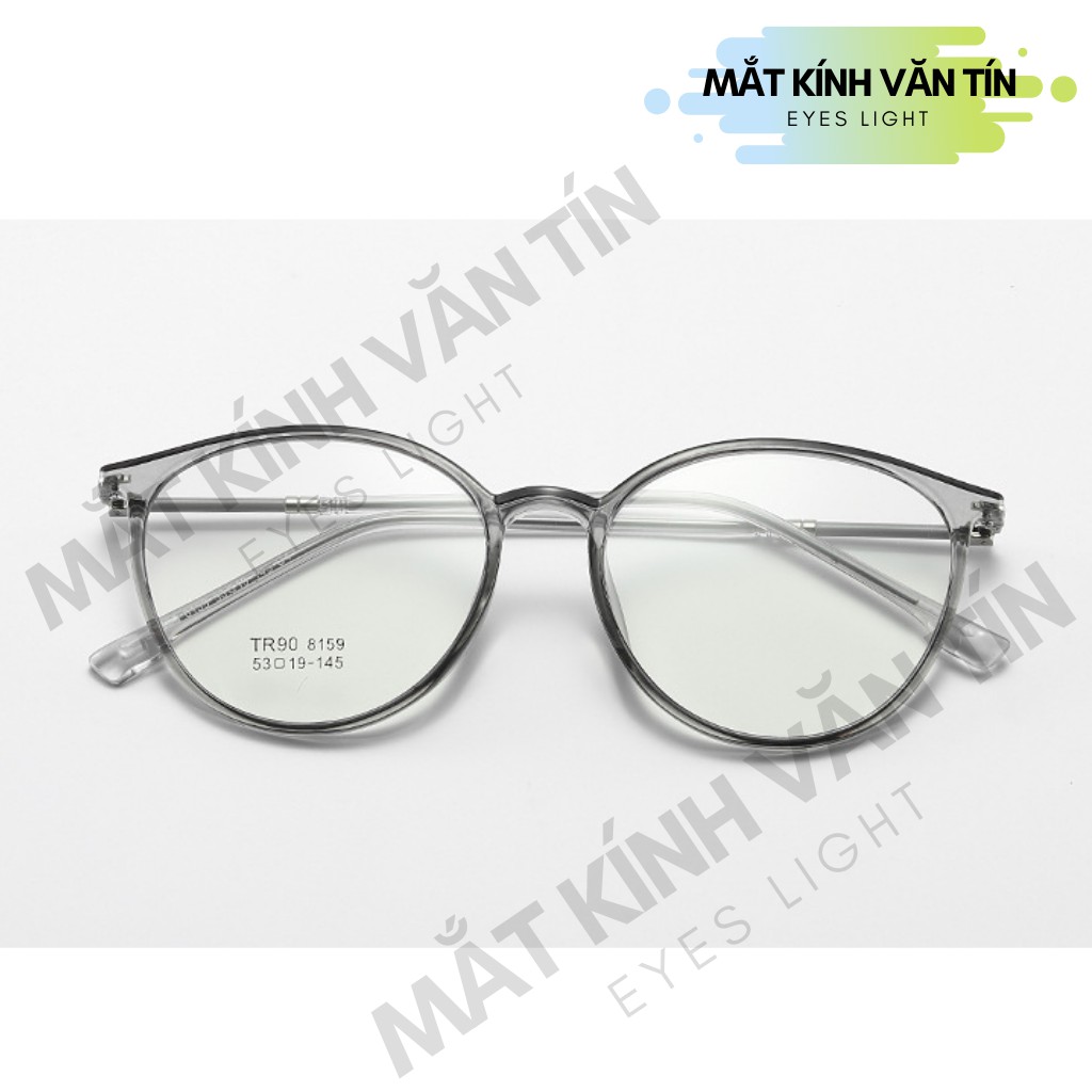 Gọng kính cận Eyes Light T8096 nam nữ mắt kính tròn càng nhựa pha kim loại nhiều màu | BigBuy360 - bigbuy360.vn