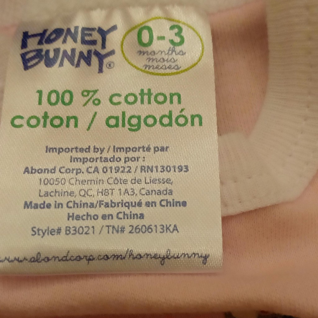 Bộ liền quần ngắn Bodysuit 100% cotton Honey Bunny | BigBuy360 - bigbuy360.vn