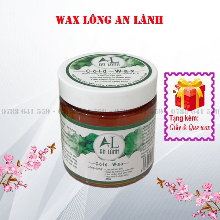 Wax Lông An Lành ❤️Tặng Giấy + Que❤️ Tẩy Lông nách - Chân - Tay - Vùng kín - 100% Thiên nhiên - Hàng loại 1