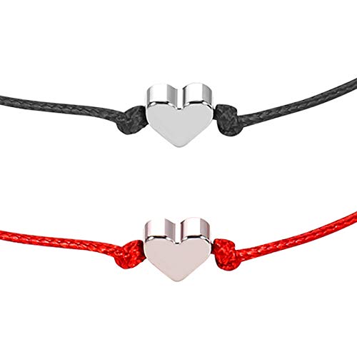 Set 2 Vòng Tay Tình Bạn Màu Hồng Dễ Thương