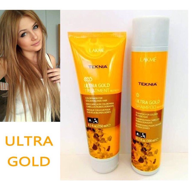 Kem ủ tóc cho tóc nhuộm vàng Lakme Teknia Ultra Gold Treatment Refresh 250ml