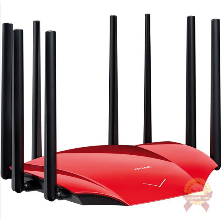 Bộ phát wifi router repeater 5gHz 2.4gHz 8 râu tp-link tenda mercury 6 5 4 3 ăng ten xuyên tường Hub chia mạng – Bh24th