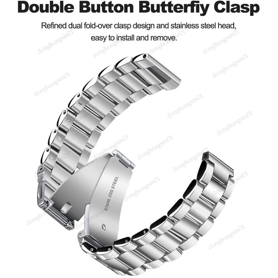 Dây Đeo Tay Bằng Thép Không Gỉ 22mm Cho Đồng Hồ Thông Minh Xiaomi Watch S1 Active / Color 2