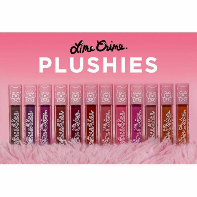 Son Lime Crime Plushies các tone màu hot giá săn sale