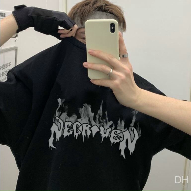 Áo Thun Unisex Form Rộng Tay Lỡ In Chữ Phong Cách Mẫu Mới Chuẩn Form  - ĐĂNG QUANG CLOTHER