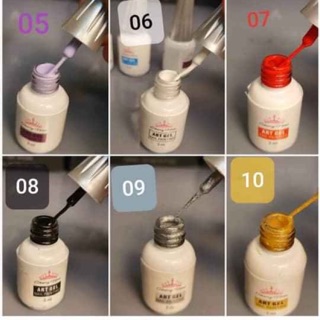 Sơn gel cọ nét hoa hồng